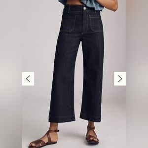 NWT Colette High-Rise Wide-Leg Jeans by Maeve